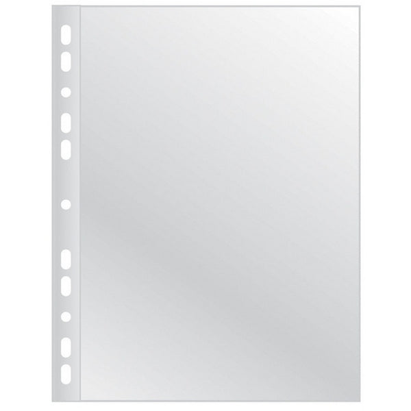 FOLIE DOCUMENTE A4 Q-Connect Extra Wide A4, 75 microni, set 50 buc