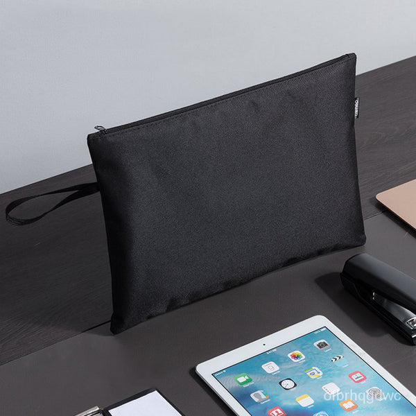 *GEANTA MATERIAL TEXTIL DELI ZIP BAG - 24 x 34 cm, NEAGRA, lichidare de stoc