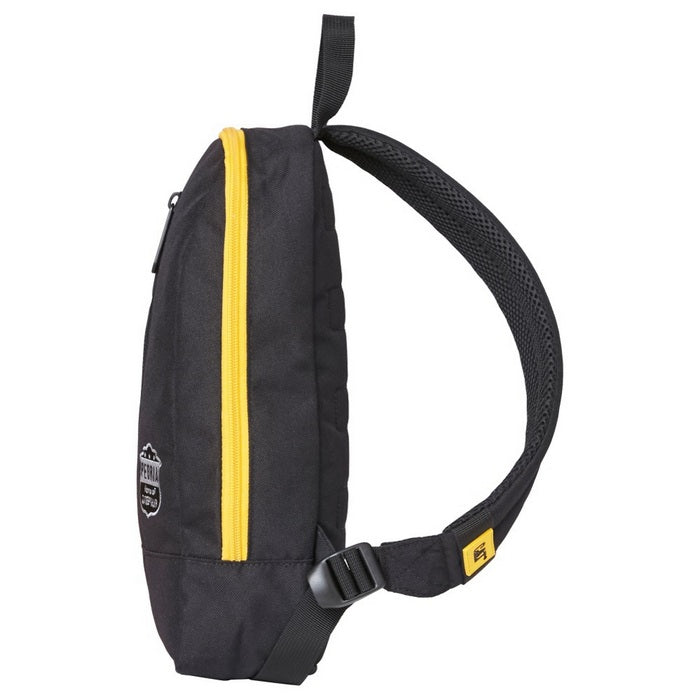 GEANTA de umar CATERPILLAR Mochilas Rpet Peoria, negru/galben*