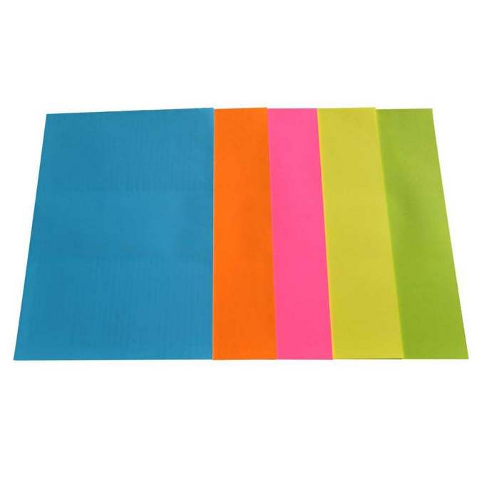 HARTIE COLOR A4 80gr, Double A, MIX 5 culori NEON, 100 coli/top