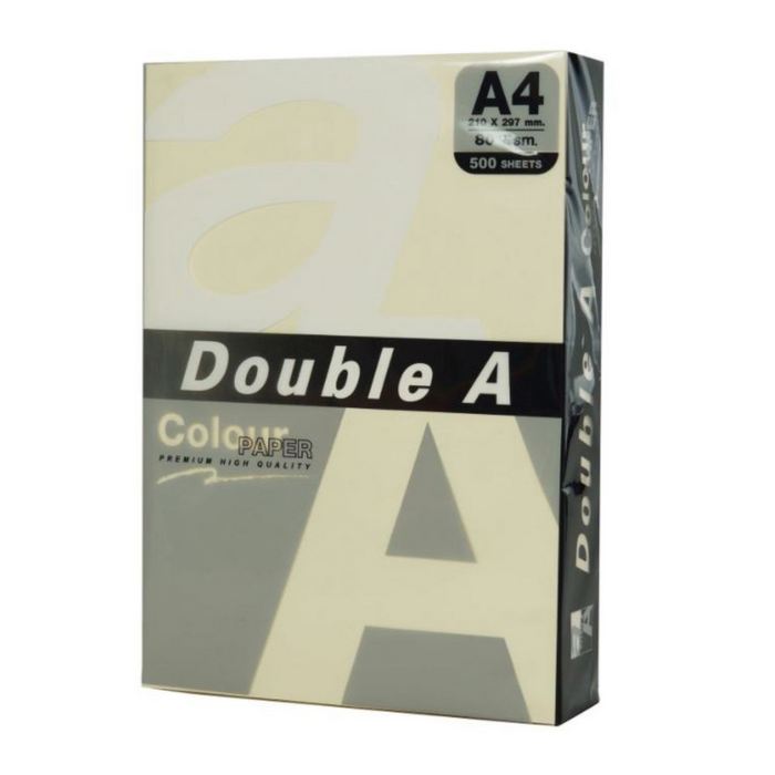 HARTIE COLOR A4 Double A, 80gr/mp, culori PASTEL, 100 coli/top