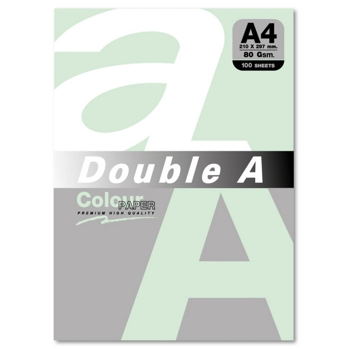 HARTIE COLOR A4 Double A, 80gr/mp, culori PASTEL, 100 coli/top