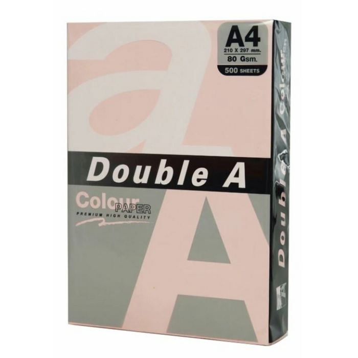 HARTIE COLOR A4 Double A, 80gr/mp, culori PASTEL, 500 coli/top