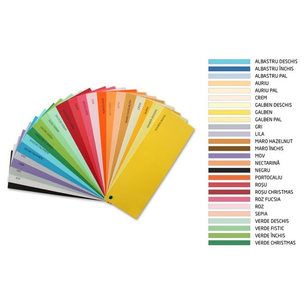 HARTIE COLOR A4 80gr, DACO, 500 coli/top