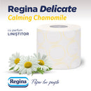 HARTIE IGIENICA ALBA REGINA DELICATE, 3 straturi, 130 foi, 16,25 m, pachet 8 role