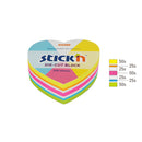 NOTES ADEZIV FORMA Stick'n Die-Cut, 67 x 67mm, 250 file, NEON 5 culori