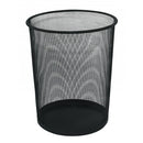 COS GUNOI de BIROU XXL, 19 litri, din PLASA METALICA, MESH Black