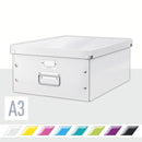 CUTIE LEITZ WOW Click & Store mare, "L", 48,2x36,9x20 cm
