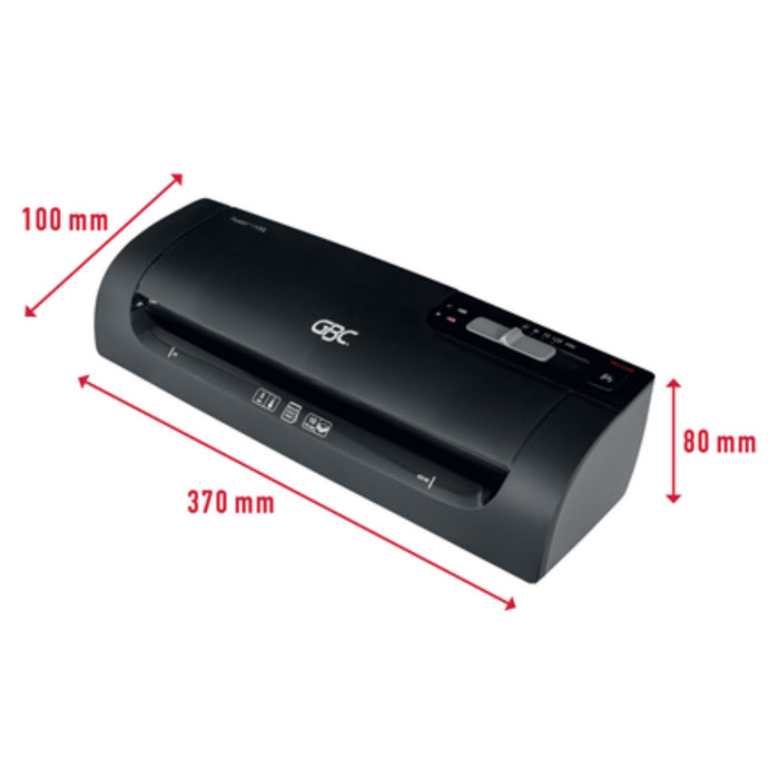 LAMINATOR GBC 1100L, A4, folie max 75 microni, negru*