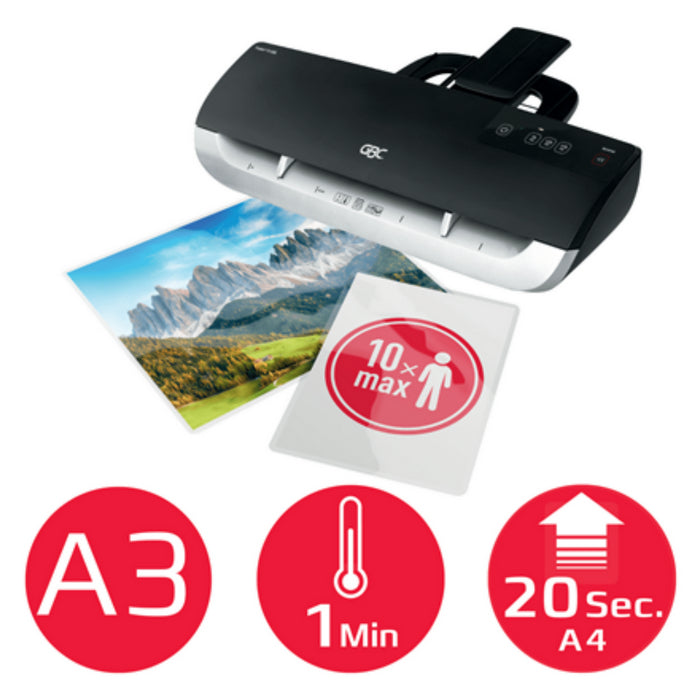 LAMINATOR GBC Fusion 3100L, A3, folie max 175 microni, negru*