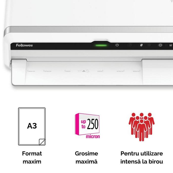LAMINATOR A3 FELLOWES VENUS LX 6 ROLE, folie max 250 microni*