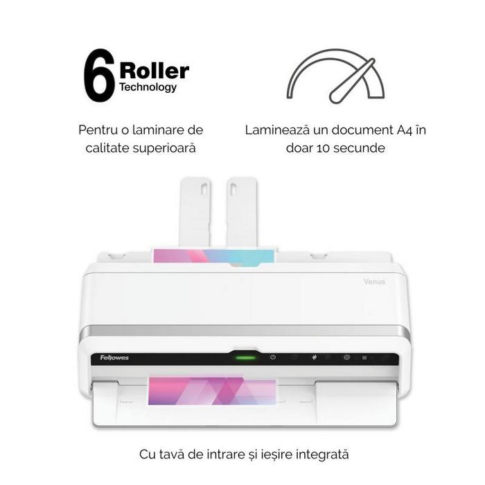 LAMINATOR A3 FELLOWES VENUS LX 6 ROLE, folie max 250 microni*