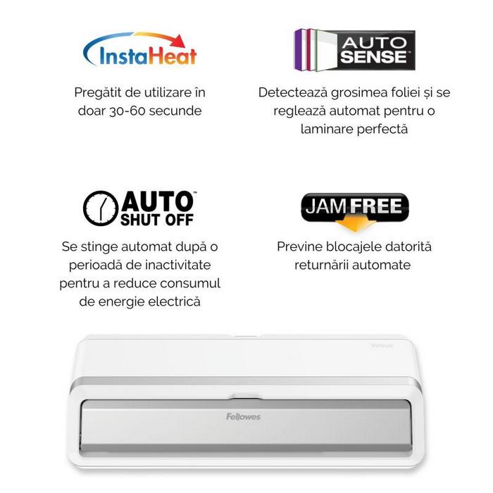 LAMINATOR A3 FELLOWES VENUS LX 6 ROLE, folie max 250 microni*