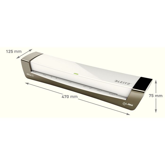 LAMINATOR LEITZ iLAM Office A3, folie max 125 microni*
