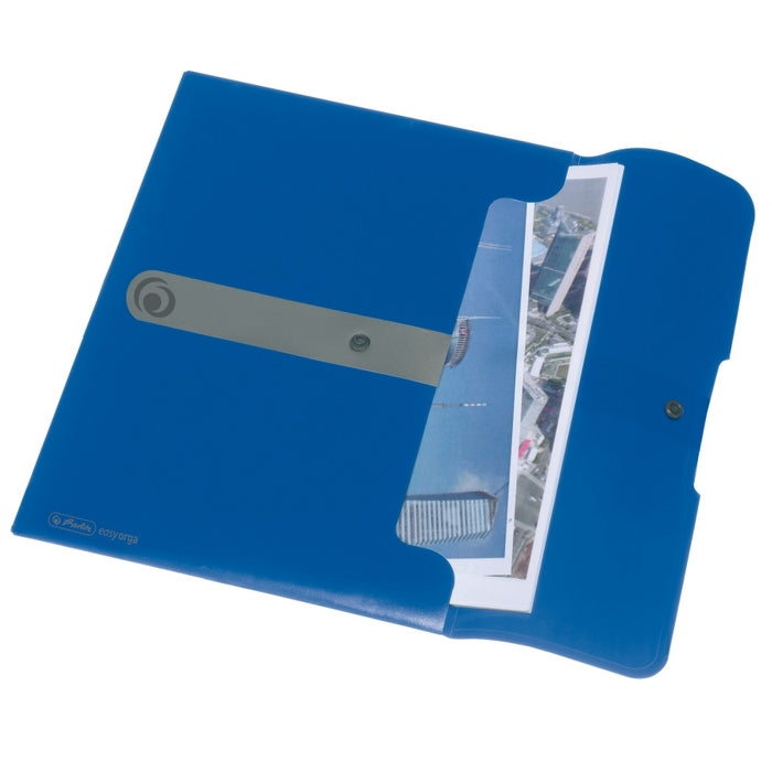 MAPA PLASTIC A4 EASY ORGA, INCHIDERE cu CAPSA, CULORI OPACE SI TRANSPARENTE