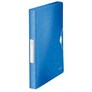 MAPA PLASTIC A4 LEITZ Wow Jumbo, cotor 30mm si elastic, CULORI METALIZATE
