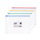 MAPA PLASTIC A5 DELI ZIP, CU FERMOAR, CULORI MIXATE ASORTATE