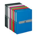 MAPA PLASTIC A4 EASY ORGA, cotor 30mm si elastic, CULORI OPACE