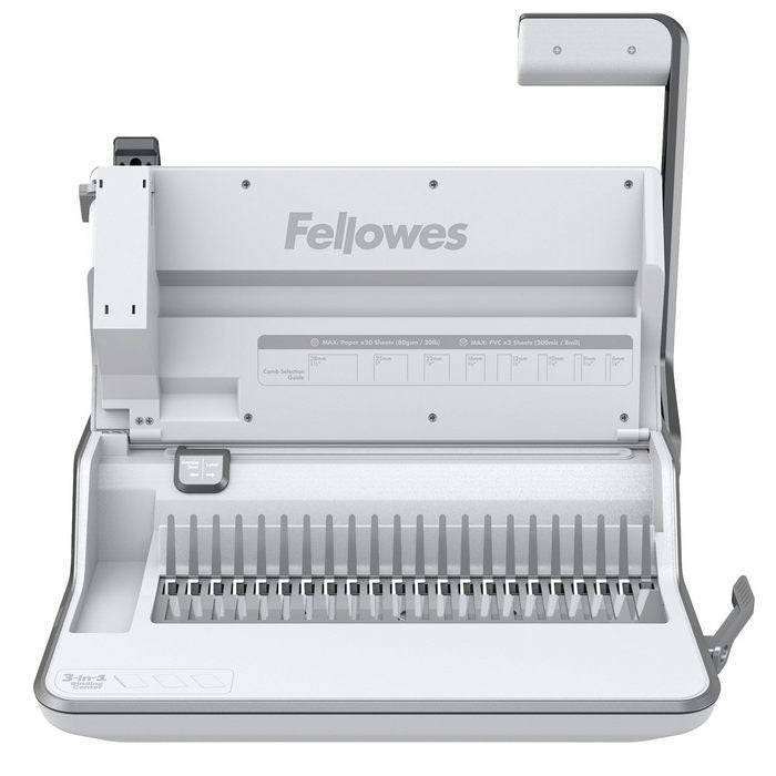 MASINA DE INDOSARIAT FELLOWES LYRA 3 IN 1, maxim 300 coli, inele max 38 mm*