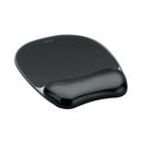 MOUSE PAD SI SUPORT INCHEIETURI NEGRU GEL CRYSTAL FELLOWES, 202 x 235 mm*
