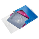 MAPA PLASTIC A4 LEITZ Wow Jumbo, cotor 30mm si elastic, CULORI METALIZATE