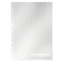 MAPA PLASTIC A4 LEITZ Combi File, cu eticheta, set 5 buc, TRANSPARENTA