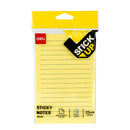 NOTES ADEZIV DELI 101 x 152mm, DLEA048, 4 x 25 file/set R-V-G-A liniat