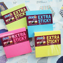 NOTES ADEZIV 76 X 76mm, NEON, extra-sticky, 90 file