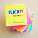 NOTES ADEZIV 76 x 76mm, 100 file/set, CULORI NEON