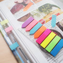 INDEX ADEZIV 12 x 45mm, HO-21346, NEON, SAGEATA, PLASTIC, 8 x 25 file/set
