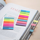 INDEX ADEZIV 8 x 45mm, HO-21401, NEON, PLASTIC, 8 x 20 file/set