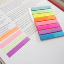 INDEX ADEZIV 8 x 45mm, HO-21401, NEON, PLASTIC, 8 x 20 file/set
