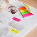 INDEX ADEZIV 20 x 50mm, HO-21205, NEON MIX, HARTIE, 4 x 50 file/set