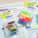 INDEX ADEZIV 12 x 45mm, HO-26029, Pop-up NEON, 5 x 40 file/set, cu dispenser
