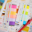INDEX ADEZIV 15 x 45mm, HARTIE, 6 x 30 file/set