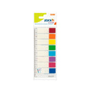 INDEX ADEZIV 12 x 45mm, HO-21467, NEON, PLASTIC, 8 x 15 file/set