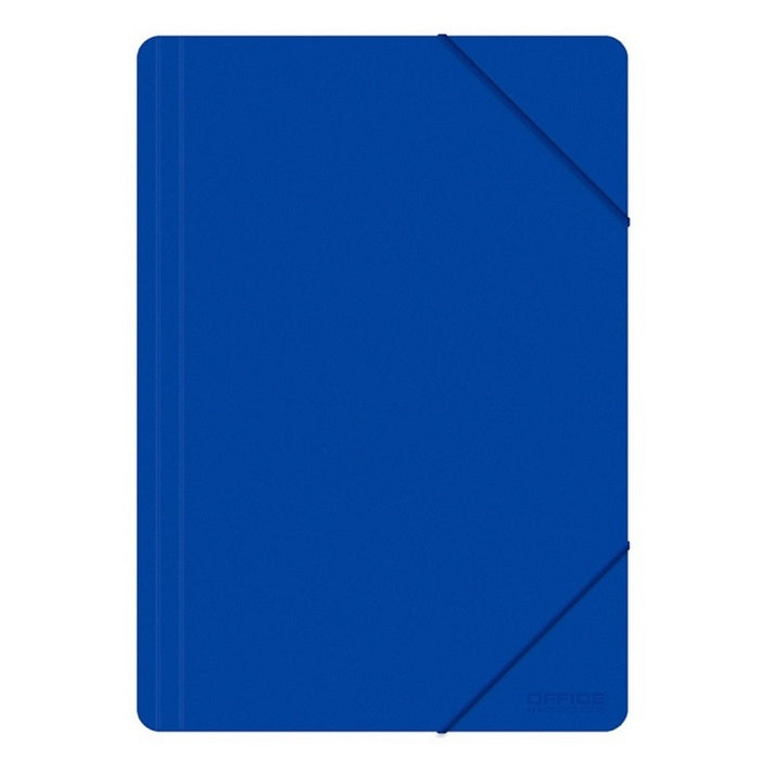 *MAPA PLASTIC A4 Office Products, cu elastic, ALBASTRU, lichidare de stoc