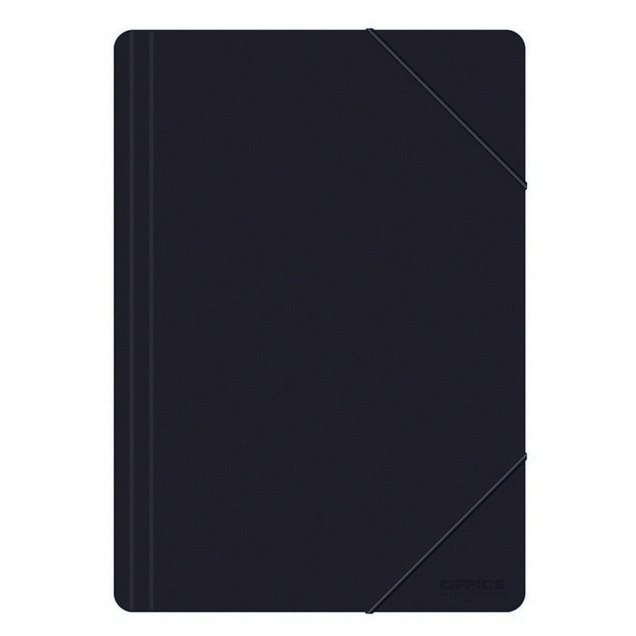 *MAPA PLASTIC A4 Office Products, cu elastic, NEGRU, lichidare de stoc
