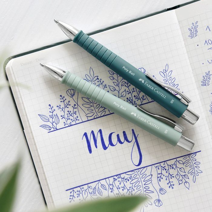 PIX PLASTIC cu MECANISM FABER-CASTELL GRIP POLY BALL, scriere M