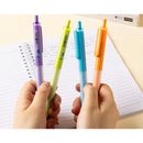 PIX PLASTIC cu MECANISM DELI DLEQ51 PASTEL, scriere ALBASTRU, 0,7mm