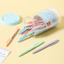 PIX PLASTIC cu MECANISM DELI ROBALL DLEQ117C PASTEL, scriere ALBASTRU, 0,7mm