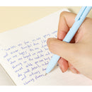 PIX PLASTIC cu MECANISM DELI ROBALL DLEQ117C PASTEL, scriere ALBASTRU, 0,7mm