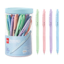 PIX PLASTIC cu MECANISM DELI ROBALL DLEQ117C PASTEL, scriere ALBASTRU, 0,7mm