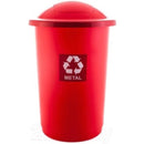 COS PLASTIC PLAFOR TOP, pentru colectare selectiva, 50 litri, COLOR, cu CAPAC COLOR*