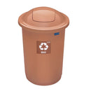 COS PLASTIC PLAFOR TOP, pentru colectare selectiva, 50 litri, COLOR, cu CAPAC COLOR*