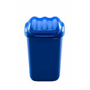 COS PLASTIC PLAFOR Fala cu CAPAC batant, pentru colectare selectiva, 50 litri, COLOR*