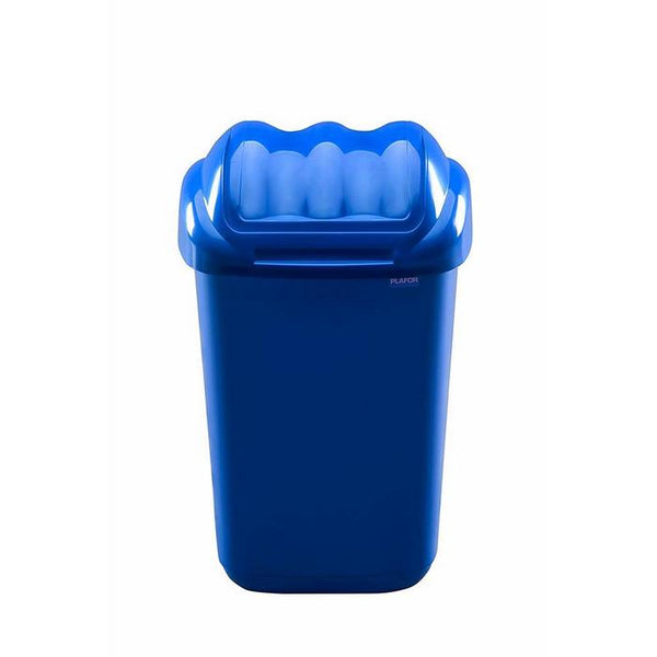 COS PLASTIC PLAFOR Fala cu CAPAC batant, pentru colectare selectiva, 50 litri, COLOR*