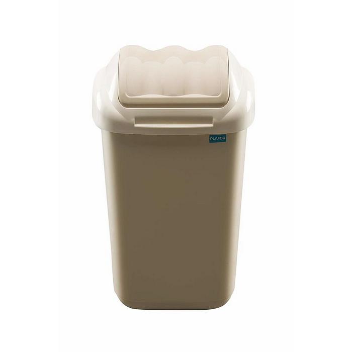 COS PLASTIC PLAFOR Fala cu CAPAC batant, pentru colectare selectiva, 50 litri, COLOR*