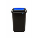 COS PLASTIC PLAFOR Quatro pentru colectare selectiva, 45 litri, negru cu CAPAC BATANT COLOR *
