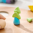 PLASTILINA COLOR DELI, set 6 culori 120 gr